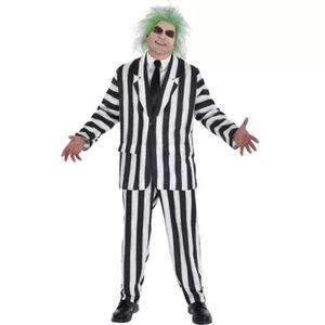 Beetlejuice Adult Plus Size Costume Size 2XL 48-52